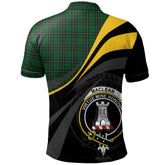 MacLean of Duart Hunting Tartan Polo Shirt - Royal Coat Of Arms Style